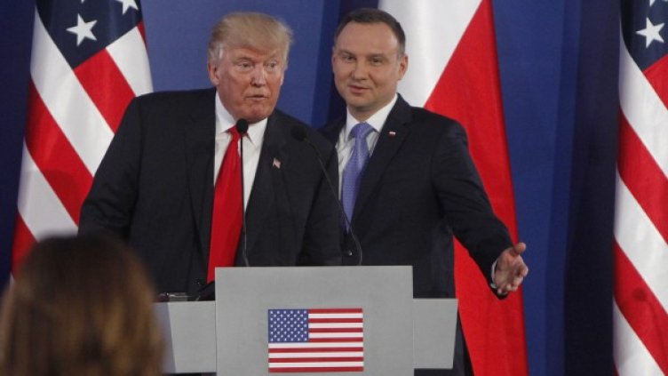 Доналд Тръмп и Анджей Дуда. Снимка: БТА
