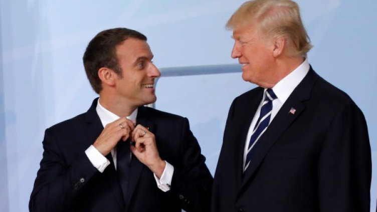 Еманюел Макрон и Доналд Тръмп. Снимка: архив, Reuters