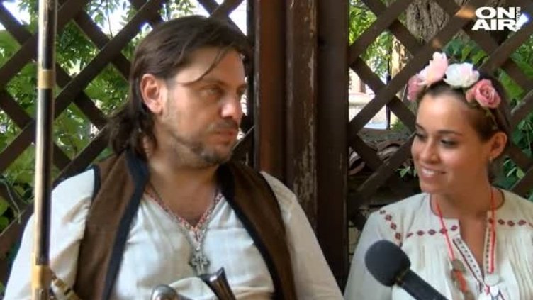 Младоженците Георги и Ива.