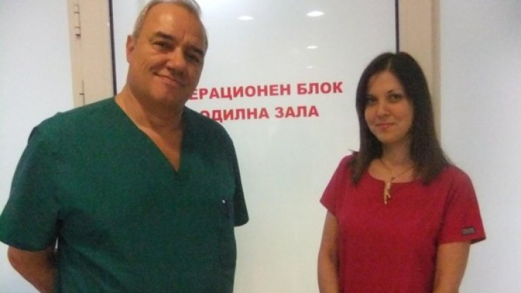 Д-р Новачков и д-р Христова. Снимка: "Света София"