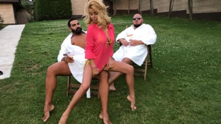 Василева с Азис и Гущеров. Снимка: Facebook