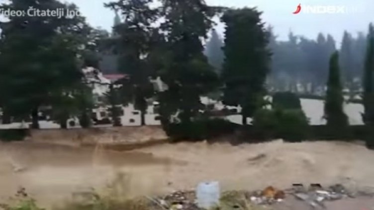 Наводнение в Задар, паднаха 190 литра на квадрат