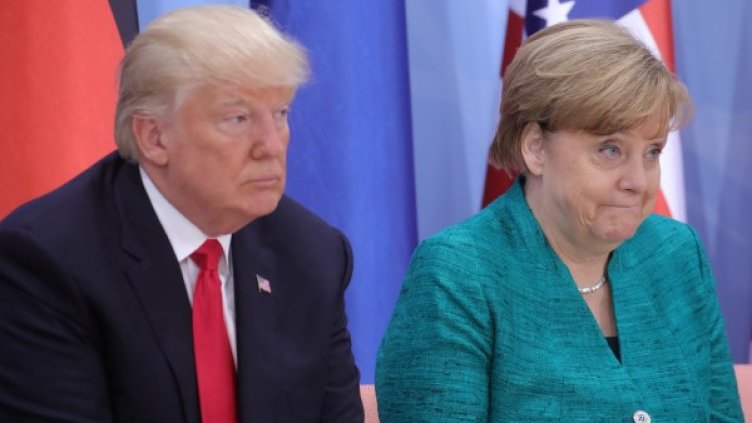 Доналд Тръмп и Ангела Меркел. Снимка: архив, Reuters