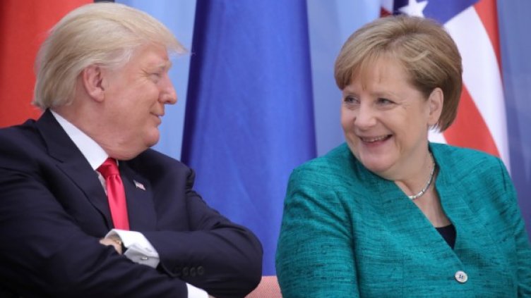 Доналд Тръмп и Ангела Меркел. Снимка: архив, Reuters