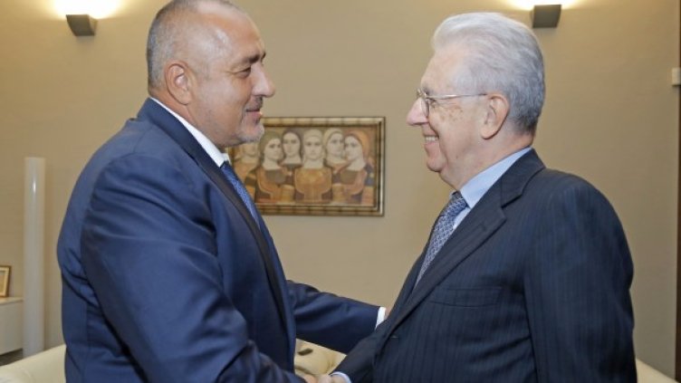 Борисов и Монти. Снимка: Правителствена пресслужба