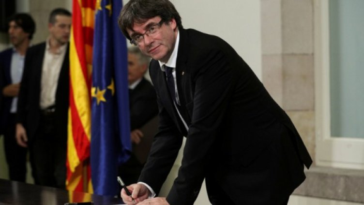 Карлес Пучдемон. Снимка: Reuters