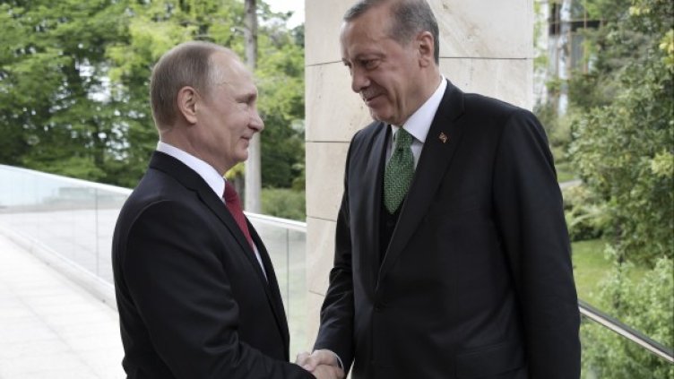 Владимир Путин и Реджеп Ердоган. Снимка: архив, Reuters