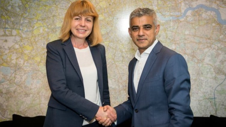 Йорданка Фандъкова и Садик Хан. Снимка: Facebook