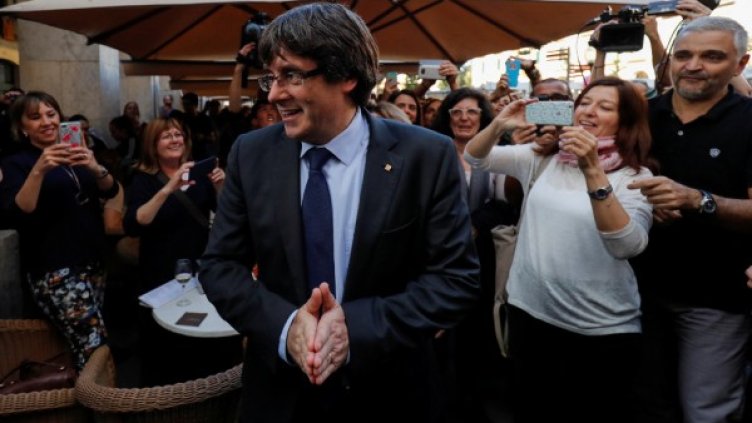 Карлес Пучдемон. Снимка: Reuters