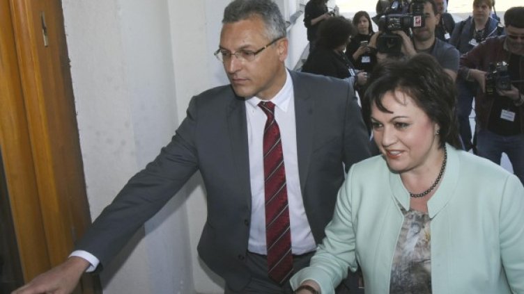 Валери Жаблянов и Корнелия Нинова. Снимка: БулФото, архив