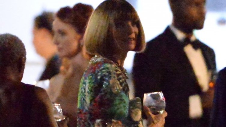 Ана Уинтут на сватбата. Снимка: Splash