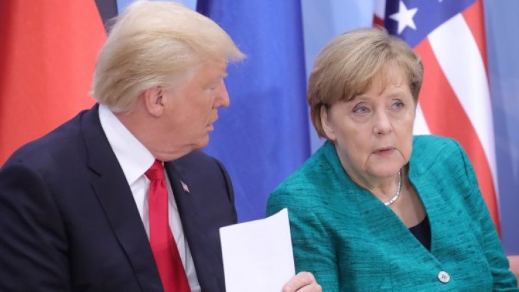 Доналд Тръмп и Ангела Меркел. Снимка: архив, Reuters