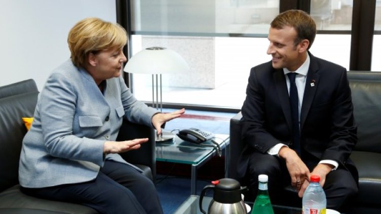 Ангела Меркел и Еманюел Макрон. Снимка: архив, Reuters