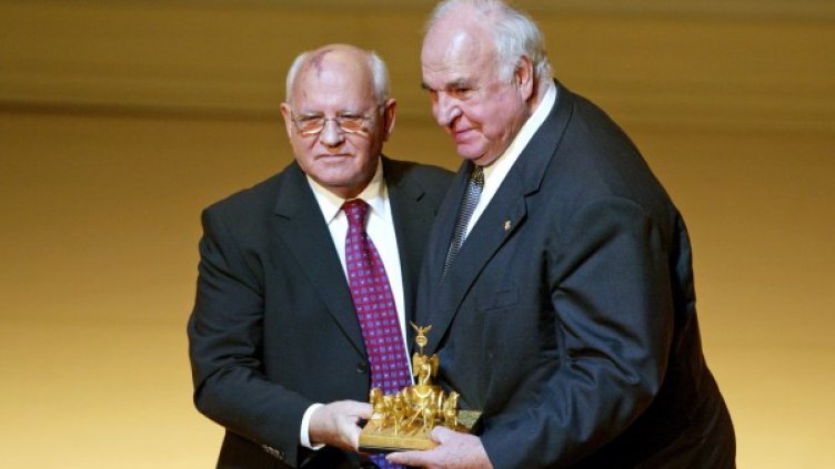 Михаил Горбачов и Хелмут Кол. Снимка: архив, Reuters