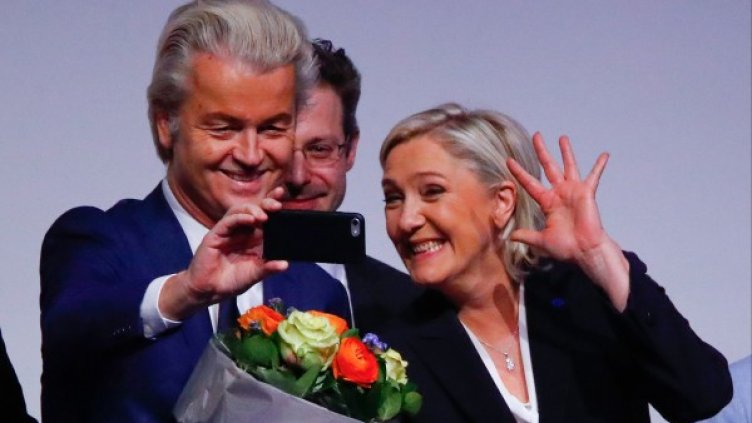 Герт Вилдерс и Марин льо Пен. Снимка: архив, Reuters