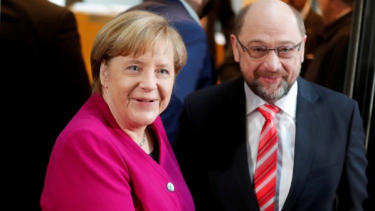 Ангела Меркел и Мартин Шулц. Снимка: архив, Reuters