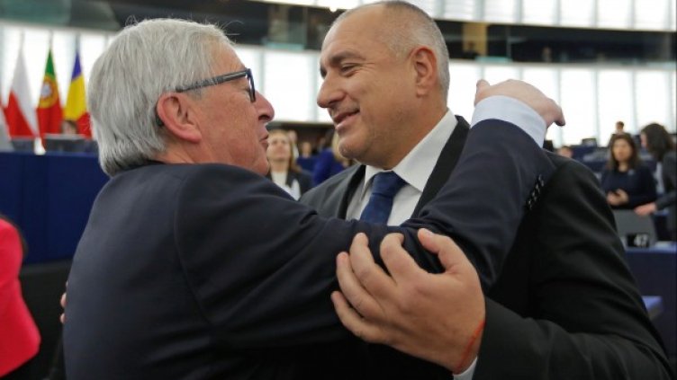 Жан-Клод Юнкер и Бойко Борисов. Снимка: Reuters