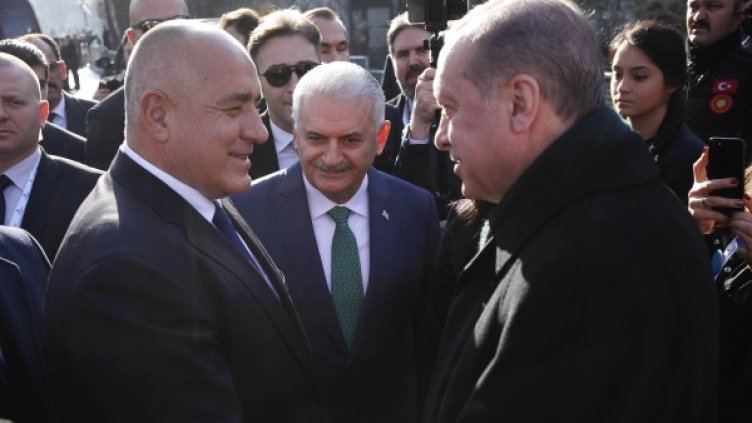 Борисов и Ердоган при откриването на Желязната църква в Истанбул. Снимка: Олег Попов, Dnes.bg