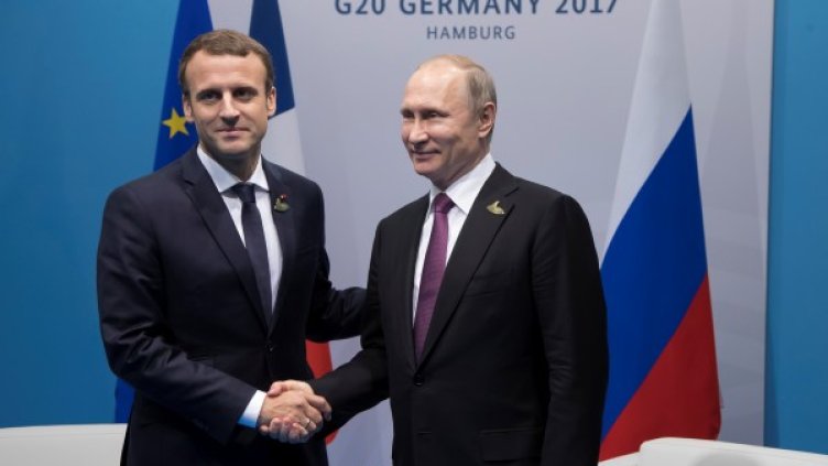 Еманюел Макрон и Владимир Путин. Снимка: архив, Reuters