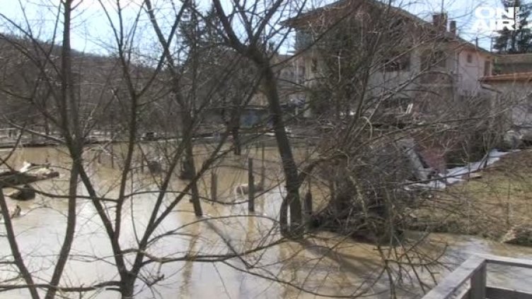 Залети къщи и дворове в Русенско заради преляла река