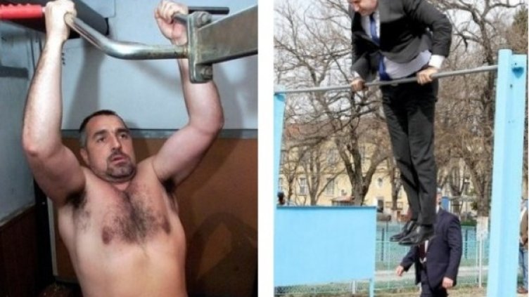Президент vs. премиер! Кой е по-по-най? С мускулите, с мъжеството!