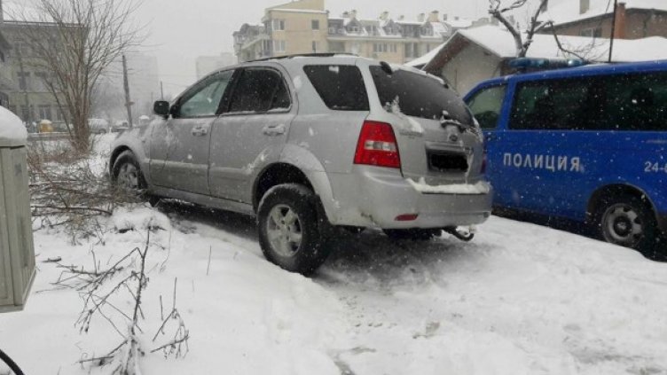 Открадната и върната кола. Снимка: Facebook