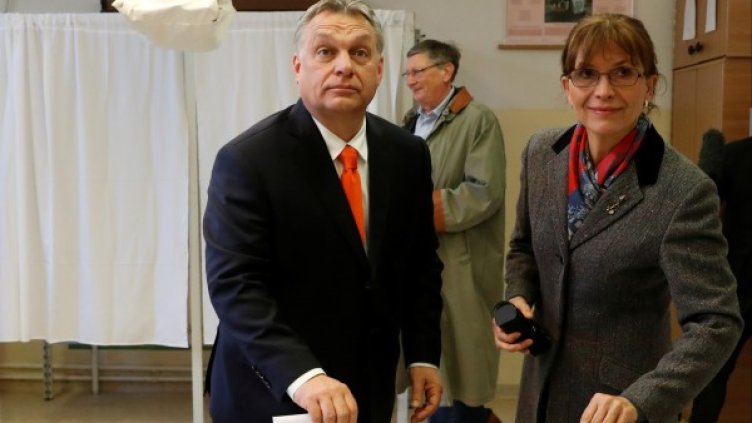 Орбан гласува днес. Снимка: Reuters