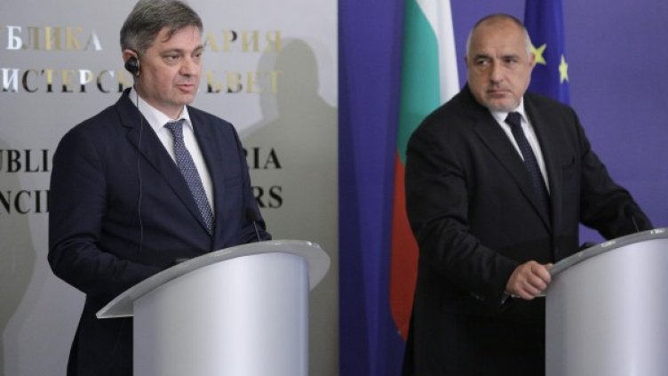 Денис Звиздич и Бойко Борисов. Снимка: БТА