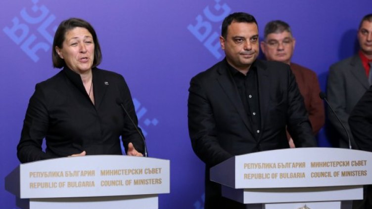 Виолета Булц и Ивайло Московски. Снимка: БТА