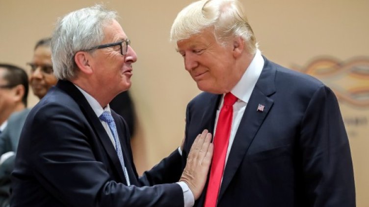 Жан-Клод Юнкер и Доналд Тръмп. Снимка: архив, Reuters