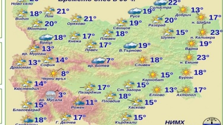 Снимка: НИМХ при БАН