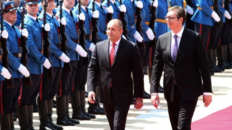 Румен Радев и Александър Вучич. Снимка: Президентството