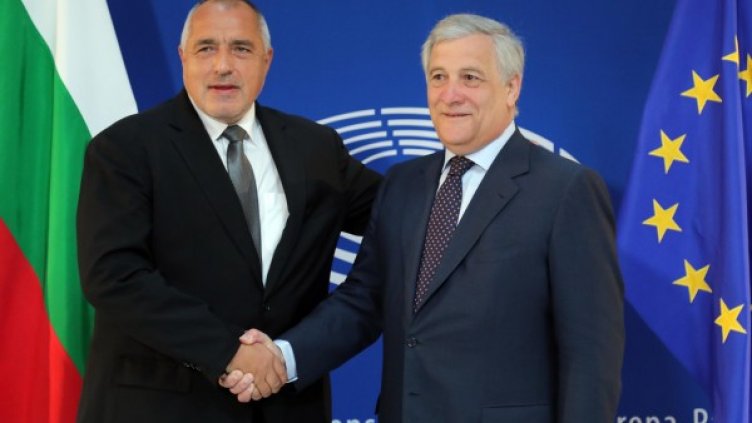 Бойко Борисов и Антонио Таяни. Снимка: МС