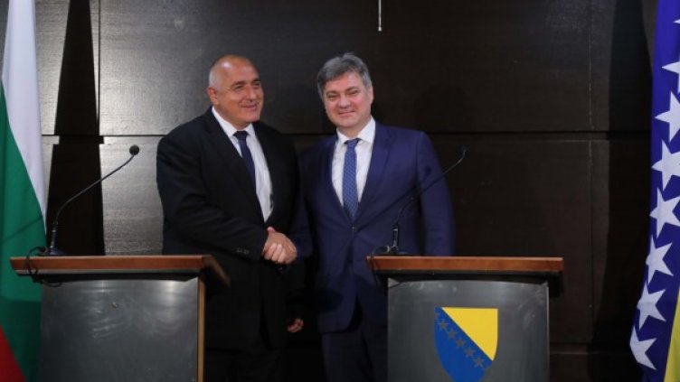 Бойко Борисов и Денис Звездич. Снимка: МС