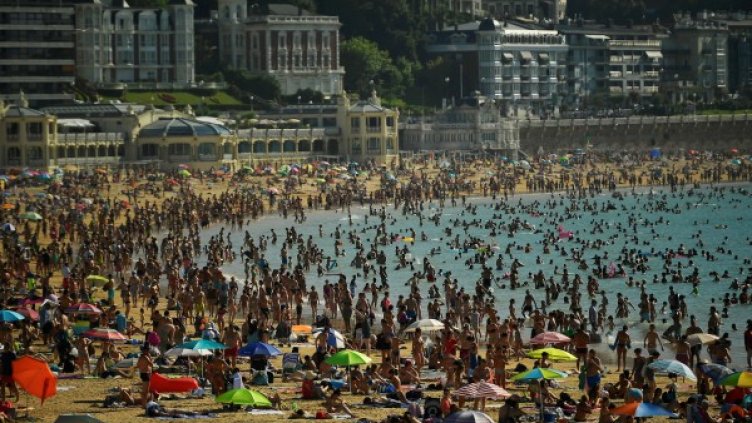 В търсене на прохлада в Испания. Снимка: БТА