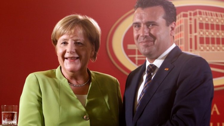 Ангела Меркел и Зоран Заев. Снимка: БТА