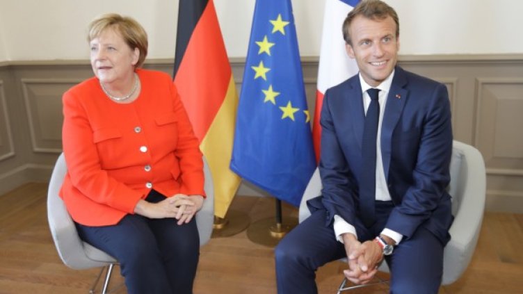 Ангела Меркел и Еманюел Макрон. Снимка: архив, Reuters