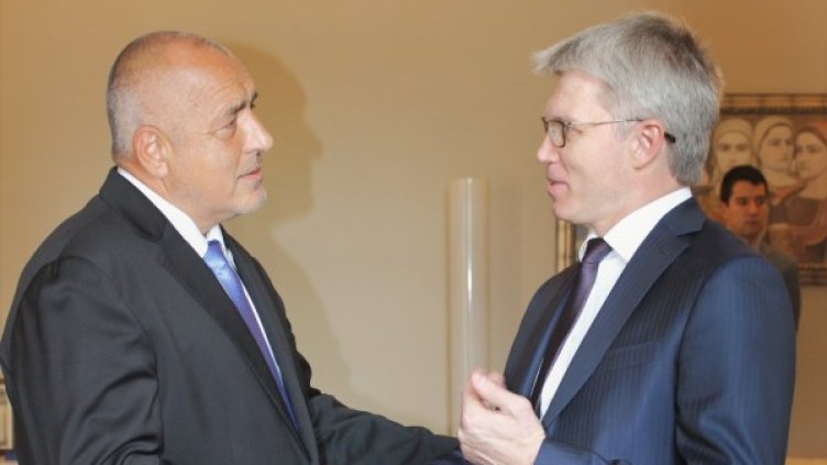 Бойко Борисов и Павел Колобков. Снимка: БТА