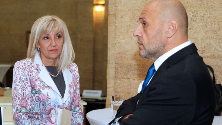 Петя Аврамова и Томислав Дончев. Снимка: БТА