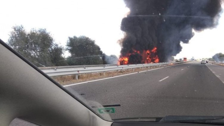 Мястото на инцидента. Снимка: Facebook