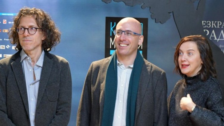 Галин Стоев, Мартичка Божилова и композиторът Саша Карлсон. Снимка: архив, Булфото