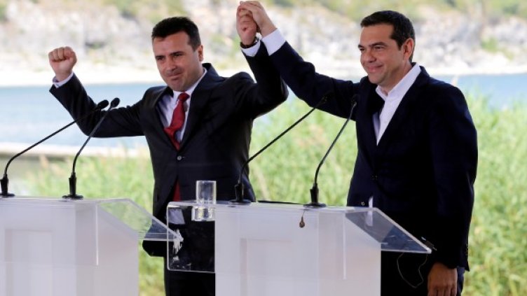 Зоран Заев и Алексис Ципрас. Снимка: архив, Reuters