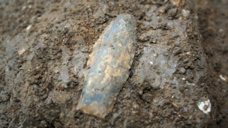 Един от откритите върхове на копия. Снимка: БТА