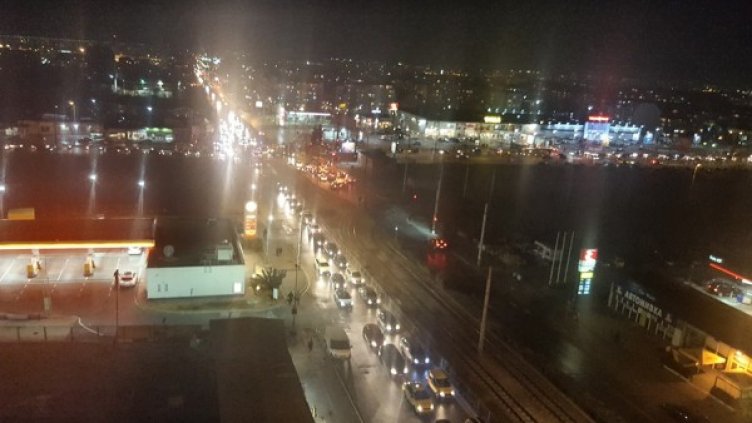 В "Люлин" движението е затруднено. Снимка: Dnes.bg