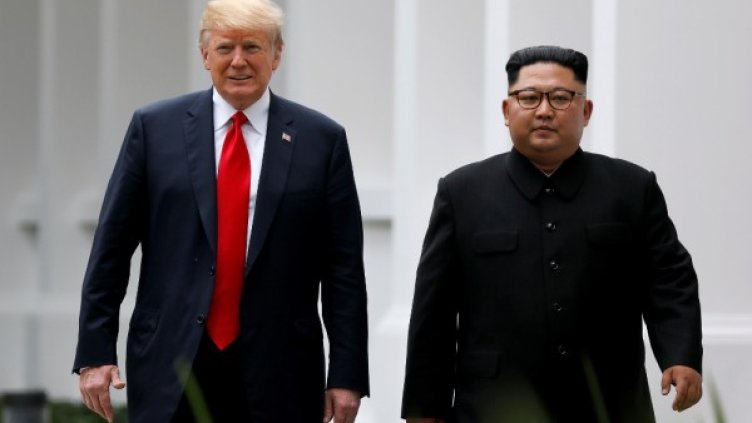 Доналд Тръмп и Ким Чен Ун. Снимка: архив, Reuters