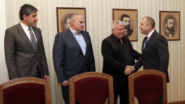 Президентът се срещна с превозвачи тези дни. Снимка: БТА