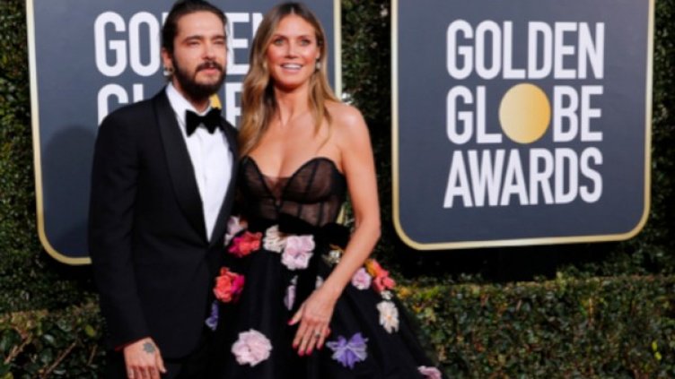 Хайди и Том на червения килим по време на "Златен глобус". Снимка: архив, Reuters