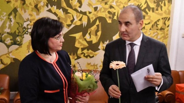 Корнелия Нинова и Цветан Цветанов. Снимка: архив, Булфото