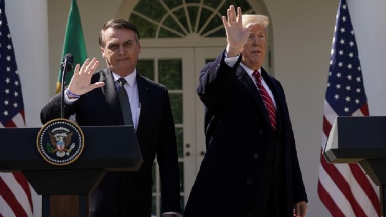 Жаир Болсонаро и Доналд Тръмп. Снимка: Reuters