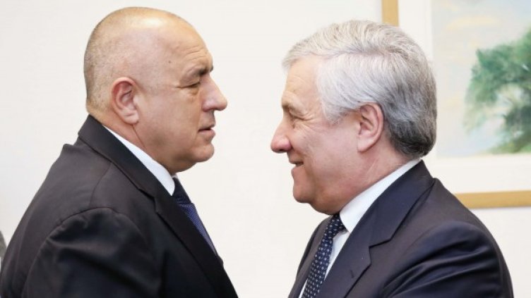 Бойко Борисов и Антонио Таяни. Снимка: МС